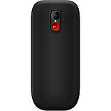 Телефон бабушкофон з озвучкою цифр при наборі номеру на 2 сім карти кнопочний Sigma Comfort 50 Grand чорний, фото 2