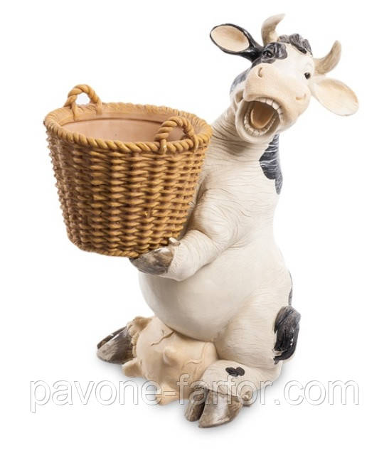 Кашпо Корова з кошиком Sealmark GG-4702 LD, фото 1