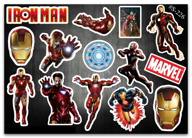 Stickers Pack Iron Man, Marvel #226