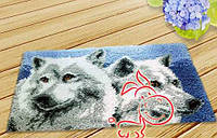 Наборы для рукоделия (ковровая техника) "волки"