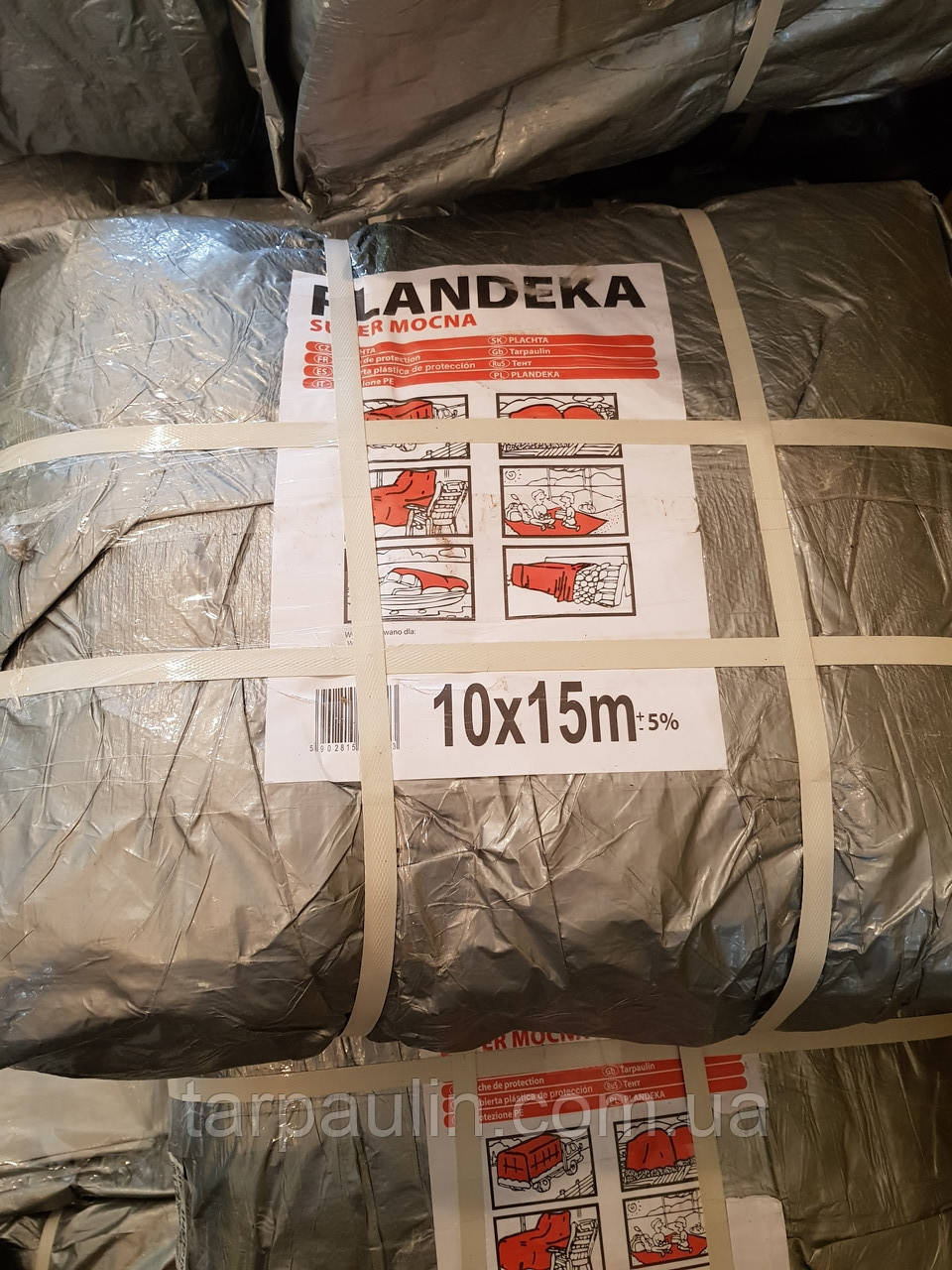 Тент Тарпаулін Tenexim Super Mocny 160 г/м2, розмір 10х15 м, фото 1