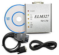 Адаптер Автосканер сканер OBD2 ELM327 V1.5/V1.5a USB metal (оригинал)