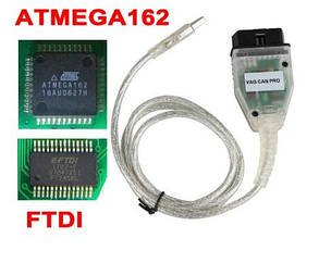 Сканер VAG CAN PRO CAN BUS + UDS + k-line SW версія 5.5.1 з FTDI FT245RL + ATMEGA162