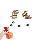 Адаптер для перезаправки туристичних різьбових балонів з цангових., фото 2