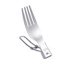 Титанова виделка Keith Ti5303 Складана вилка з титану. Туристичний посуд., фото 3