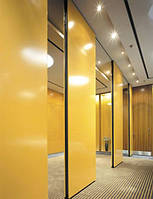 Раздвижные мобильные стены офисные перегородки Optimal для конференц-залов