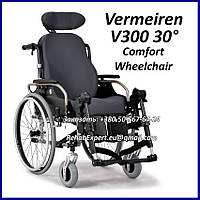 Коляска для тривалої опіки пацієнта з підтримкою голови Vermeiren V300 30° Comfort Wheelchair