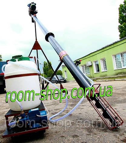 Шнековий навантажувач (транспортер, перевантажувач) діаметром 159 мм на 6 метрів, з протравником насіння, фото 2