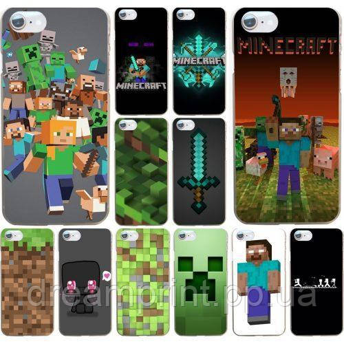 Чохол для телефона iphone 5-14 Minecraft друк чохлів по фото