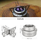 Титанова спиртівка з титановою підставкою., фото 6