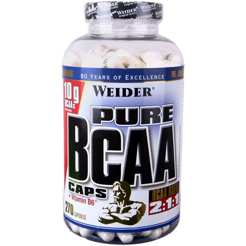 Амінокислоти Weider Premium Pure BCAA Caps 270 caps, фото 1