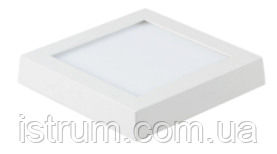 Светильник LED DownLight квадратный накладной 12Вт 4000K 180x180xH35 220В - фото 1 - id-p106528025