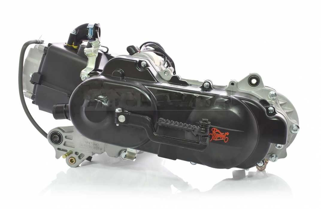 Двигун GY6 80cc 40 cm, під два амортизатори, фото 1