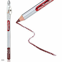 Олівець для губ з точилкою maXmaR № 08 MC-004
