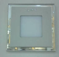 Світильник LED Світильник квадратний (Material Aluminum+PC) 6000К (12Вт) + 3000К (4Вт)