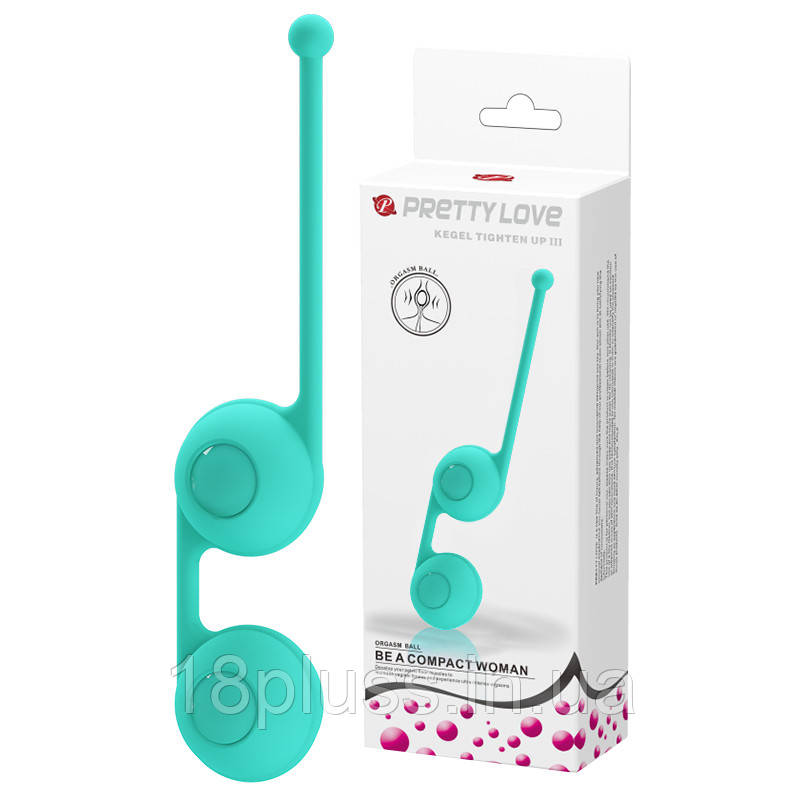 Вагінальні кульки - Pretty Love Kegel Tighten Up Balls III Blue, фото 1