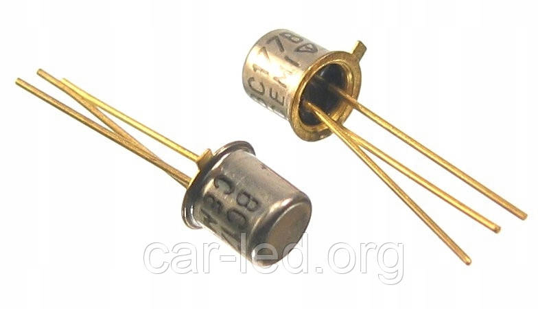 BC177B транзистор UNITRA PNP (45V; 0.1А; 0,3 W; 130MHz; h21=180-400) TO18 (gold), фото 1
