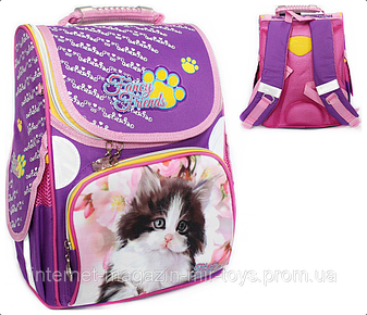Ранець каркасний шкільний ортопедичний Rainbow *Fansy Kitten * 8-506 ж, фото 1