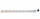 Кронштейн (Флейта) перемичку біла 45 см (10 цвяшків), фото 3