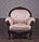 М'яке крісло в стилі Рококо "Ніка" від виробника, м'які меблі стиль Бароко, французький стиль, класика, фото 6