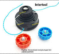 Шпуля для бензо-электротриммера (электрокоса) универсальная Intertool