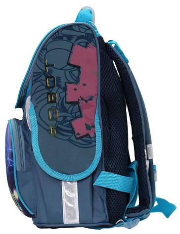 Ранець каркасний шкільний ортопедичний Rainbow *Robot* 8-511 ж, фото 2