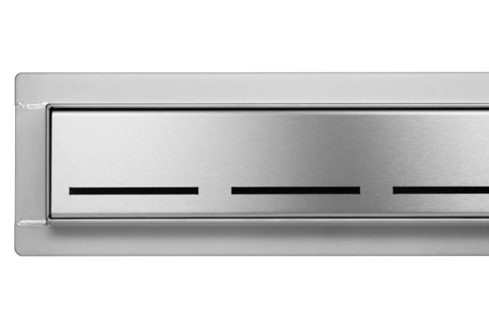 Трап підлоговий для душу з нержавіючої сталі 60х 7х 7 см "LINE" FALA 75448 (Польща), фото 1