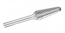 Борфреза конічна з заокругленим кінцем L 12х28х73 ВК8 хв.6 пов./точн. (Lascentrum)