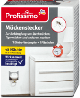 Profissimo Mückenstecker 1 Elektro-Verdampfer + 1 Fläschen Електричний випарник від комарів + запаска