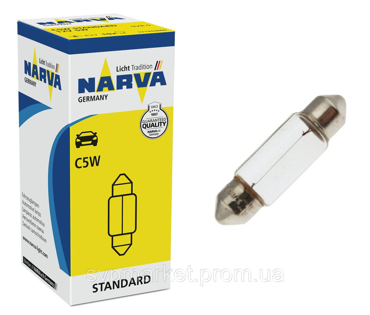 Лампа подсветки салона АС 12V 5W C5W NARVA (ID#1006701525), цена: 20 ...