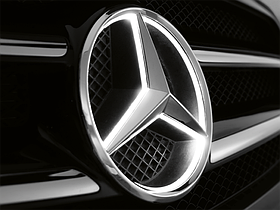 Зірка емблема з LED підсвічуванням Mercedes W213 E-Class Нова Оригінальна