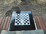 Шаховий стіл із бетону, фото 4