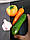 Набір муляжів "Овочі". 10 зразків. Дидиктичний матеріал, фото 3