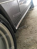 Накладки на пороги в стилі AMG-2 на Mercedes W124 (купе), фото 4
