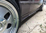 Накладки на пороги в стилі AMG-2 на Mercedes W124 (купе), фото 5
