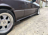 Накладки на пороги в стилі AMG-2 на Mercedes W124 (купе), фото 6