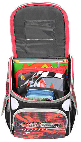 Ранець каркасний шкільний ортопедичний Rainbow *Wild speed* 8-516 ж, фото 3