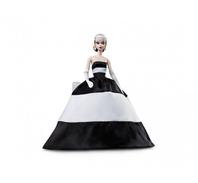 Лялька Barbie Black and White Forever Silkstone Барбі Силкстоун чорне біле