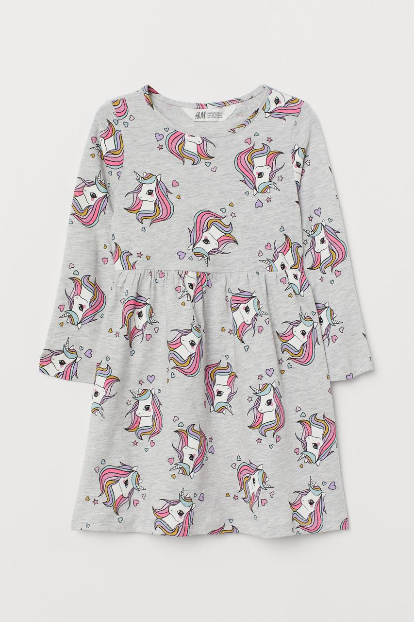Плаття сіре Поні H&M р. 134/140см