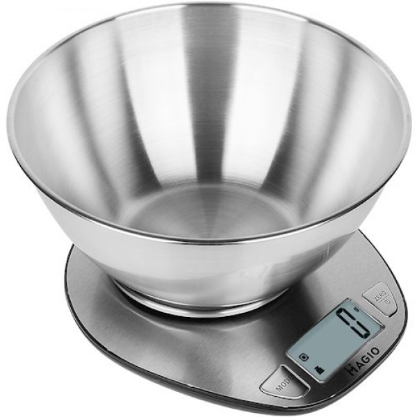 Кухонні ваги MAGIO MG-691 5 кг містка чаша з неіржавкої сталі