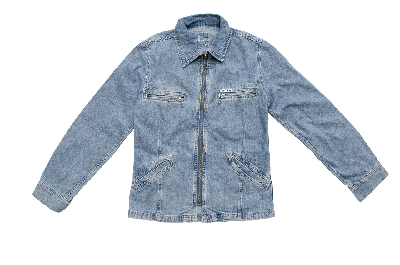 Жіноча джинсова куртка Crown Jeans модель 011 (VNTR)