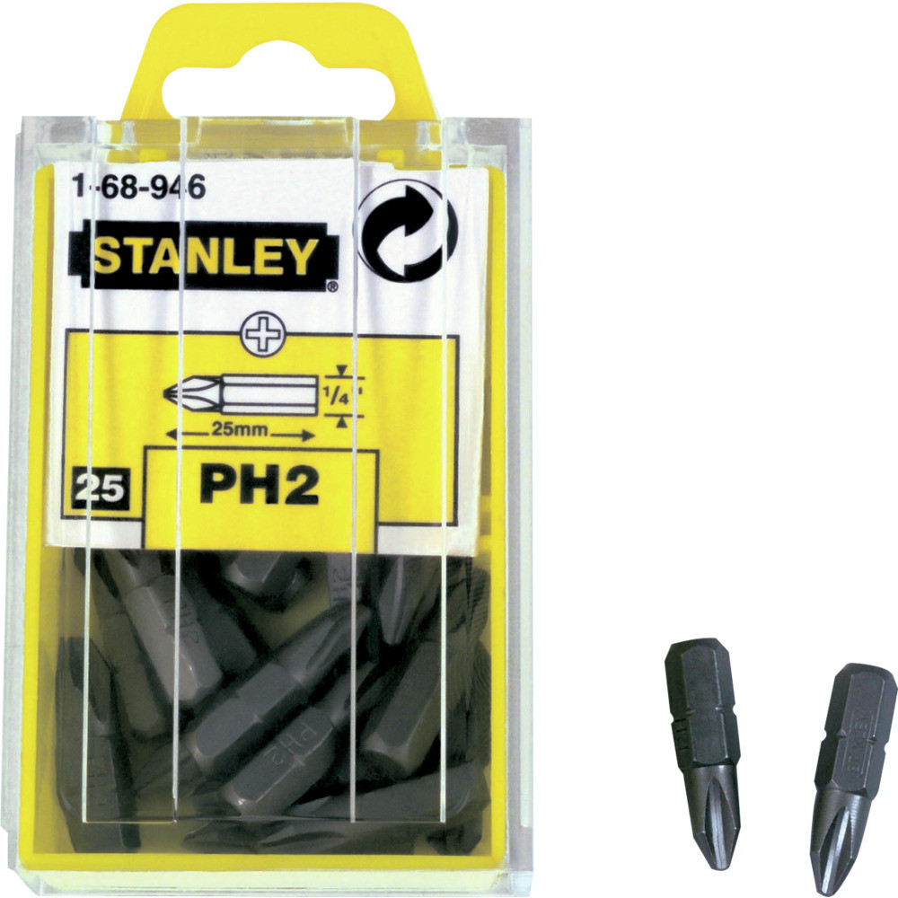 Біта насадка PH2 25мм Stanley (1-68-946) |68-946