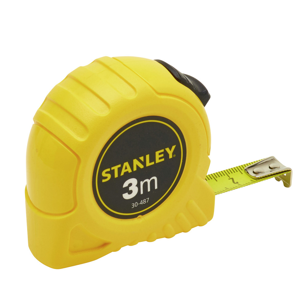 Рулетка 3м Stanley 0-30-487 Global Tape строительная будівельна, фото 1