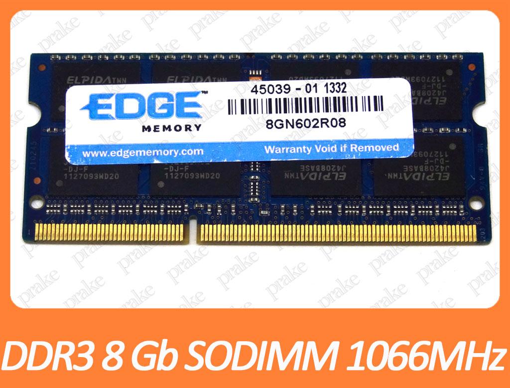 DDR3 8GB 1066 MHz (PC3-8500) SODIMM різні виробники