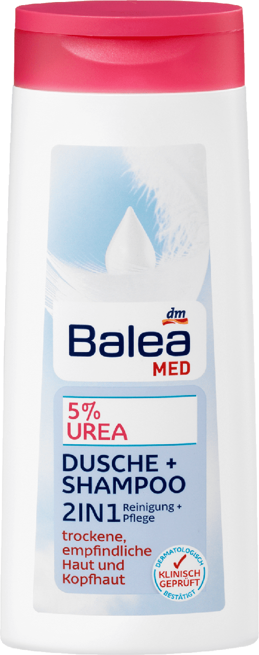 Шампунь + гель для душа с мочевиной Balea Med 5% Urea 2in1, 300 мл. - фото 1 - id-p141129409