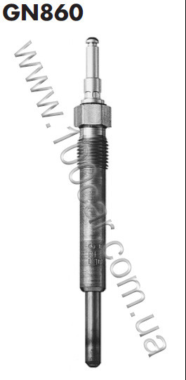 Штифтова свічка розжарення Beru GN860 0100226258 (Загальна довжина [мм]: 119,5, Монтажна глибина [мм]: 28, Розмір різьби:, фото 1
