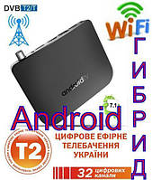 Смарт ТВ приставка Mecool M8S Plus DVB T2 с Т2 Тюнером + Фильмы + Телевидение S905D Android 7.1