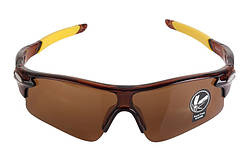 Сонцезахисні окуляри Robesbon (велоочки) коричневі