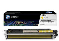 Заправка картриджа HP CE312А (№126A) yellow для принтера HP COLOR LJ Pro 100, M175a, M275a, CP1025
