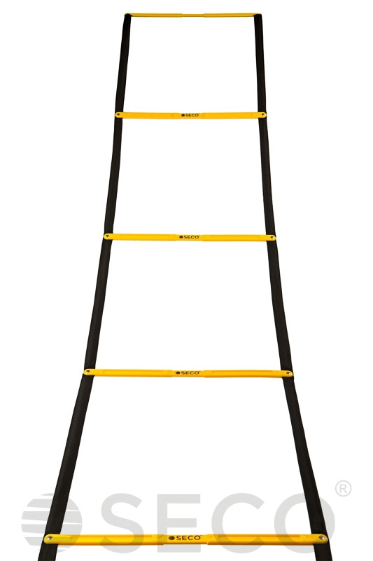 Сходи бігова тренувальна складна SECO 12 ступенів 5,1 м жовтий (18020404)